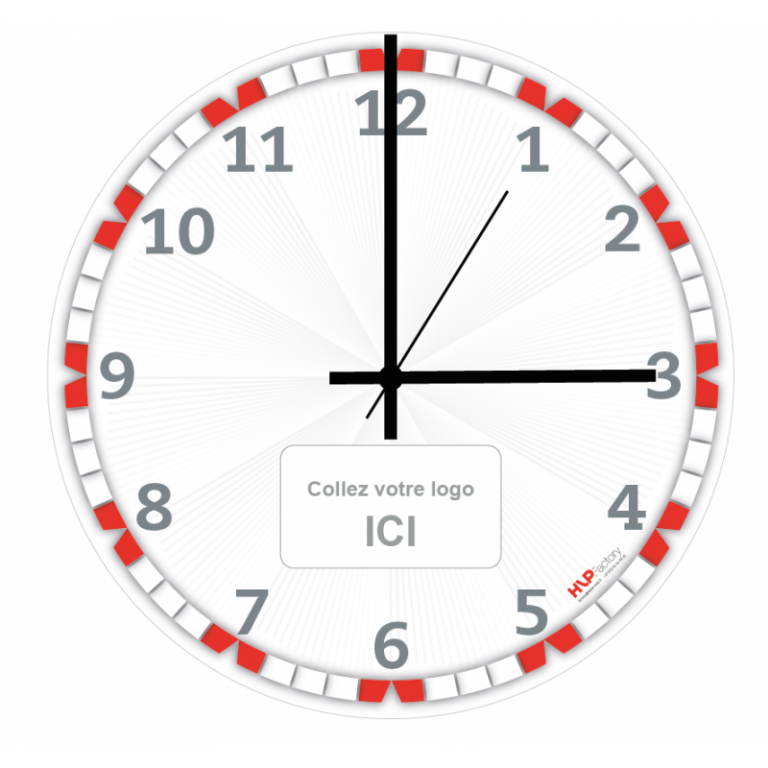 horloge o 28cm personnalisable hlp group horloge o 28cm personnalisable